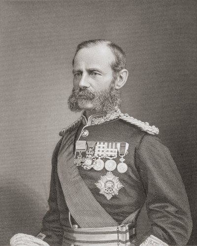 Field Marshal Frederick Sleigh Roberts, 1st Earl Roberts, 1883 by English School